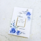 Свадебный шоколад "Синие розы"